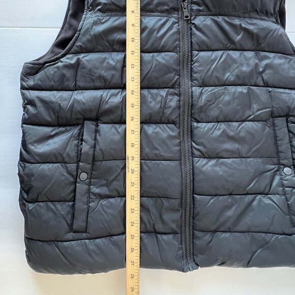 Men's Puffer Vest, G.H. Bass & Co., Black, Zip up, Fleece Lined, XL, EC! - Picture 11 of 15